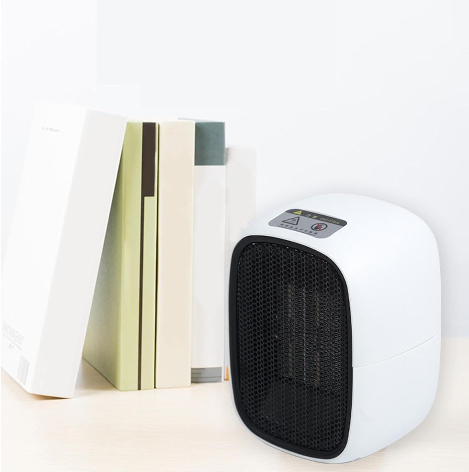 電気ファンヒーター 小型 500W ポータブルヒーター 省エネ 即暖 速暖 広域散熱 自動恒温設計 阻燃隔熱材料採用 PTC熱保護器＆過熱溶断 安全暖房デスクヒーター コンパクト 軽量 家庭用・オフィス用・足元用 パーソナル電気ヒーター 冬の防寒対策 - yolerヒータ - Yolerhome