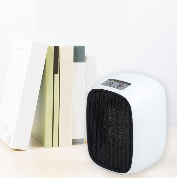 電気ファンヒーター 小型 500W ポータブルヒーター 省エネ 即暖 速暖 広域散熱 自動恒温設計 阻燃隔熱材料採用 PTC熱保護器＆過熱溶断 安全暖房デスクヒーター コンパクト 軽量 家庭用・オフィス用・足元用 パーソナル電気ヒーター 冬の防寒対策 - yolerヒータ - Yolerhome