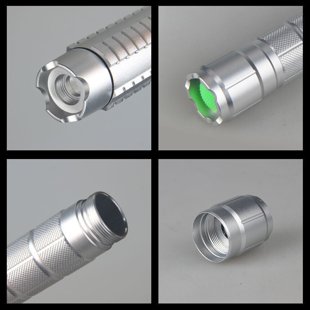 591nm黄光レーザーポインター 高出力 USB充電式 強力長距離 照射可能 約12時間連続使用 屋外防災キャンプ用 - Yolerhome