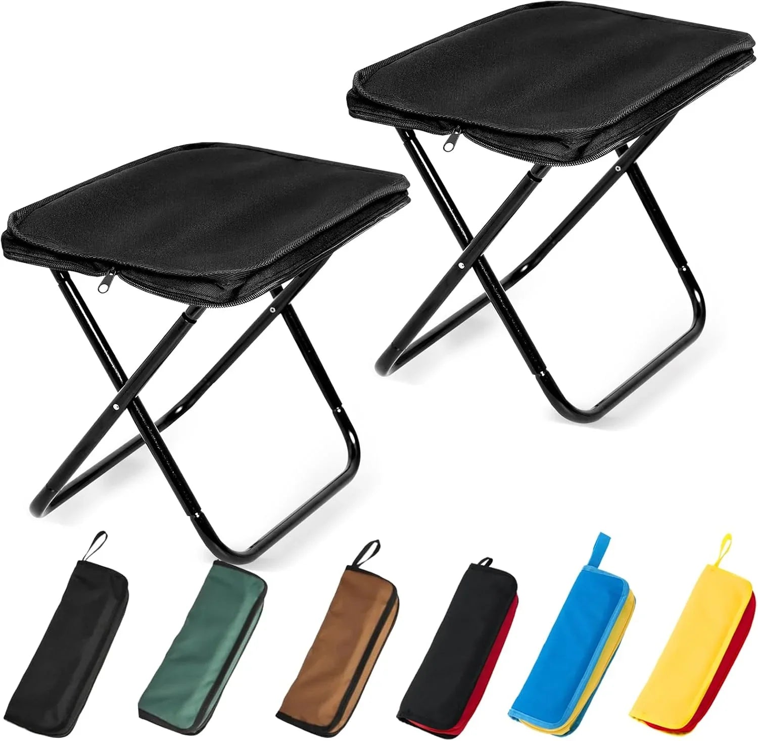 折りたたみ椅子 アウトドアチェア キャンプ『軽楽耐』6カラー 折り畳み 折りたたみ コンパクト キャンプチェア - Yolerhome