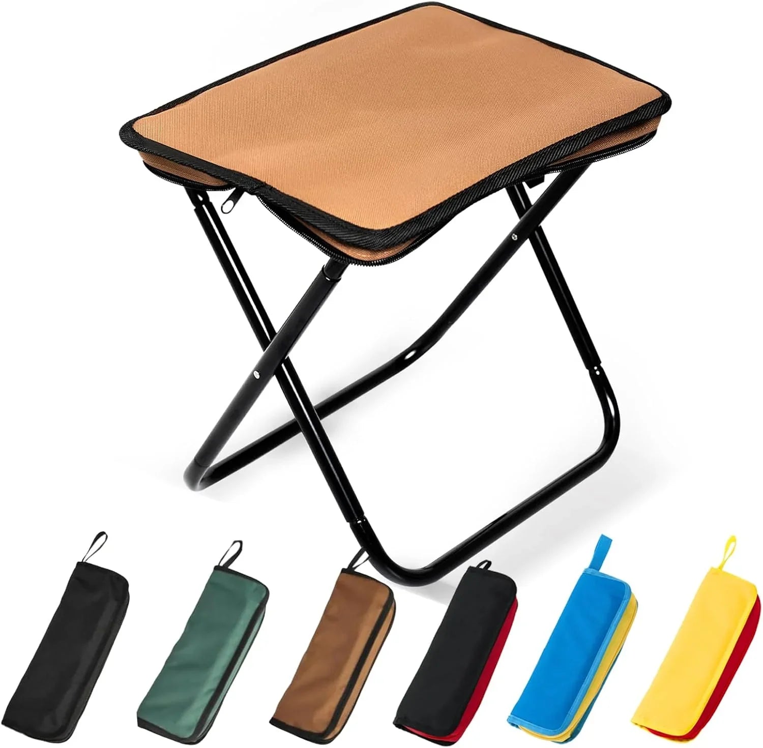 折りたたみ椅子 アウトドアチェア キャンプ『軽楽耐』6カラー 折り畳み 折りたたみ コンパクト キャンプチェア - Yolerhome