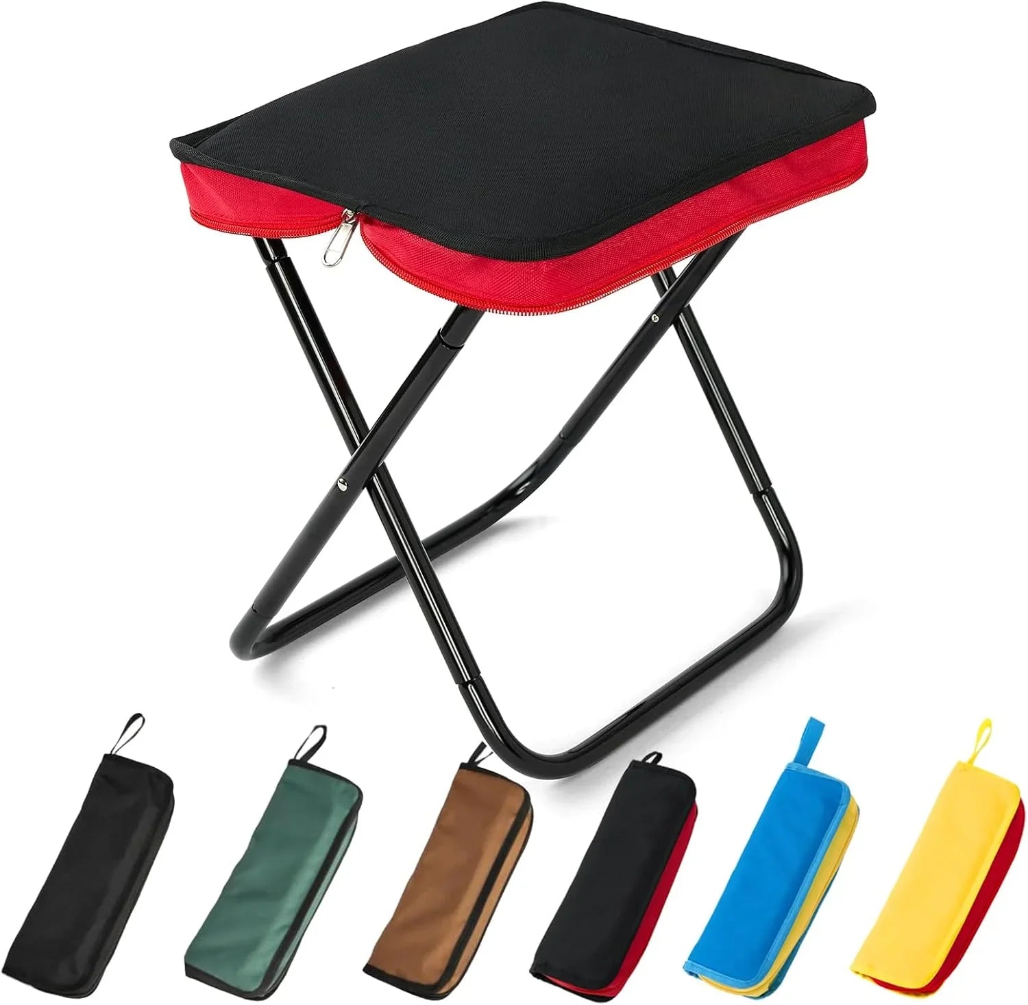 折りたたみ椅子 アウトドアチェア キャンプ『軽楽耐』6カラー 折り畳み 折りたたみ コンパクト キャンプチェア - Yolerhome