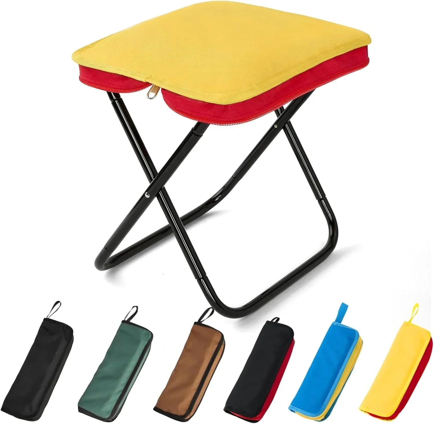折りたたみ椅子 アウトドアチェア キャンプ『軽楽耐』6カラー 折り畳み 折りたたみ コンパクト キャンプチェア - Yolerhome