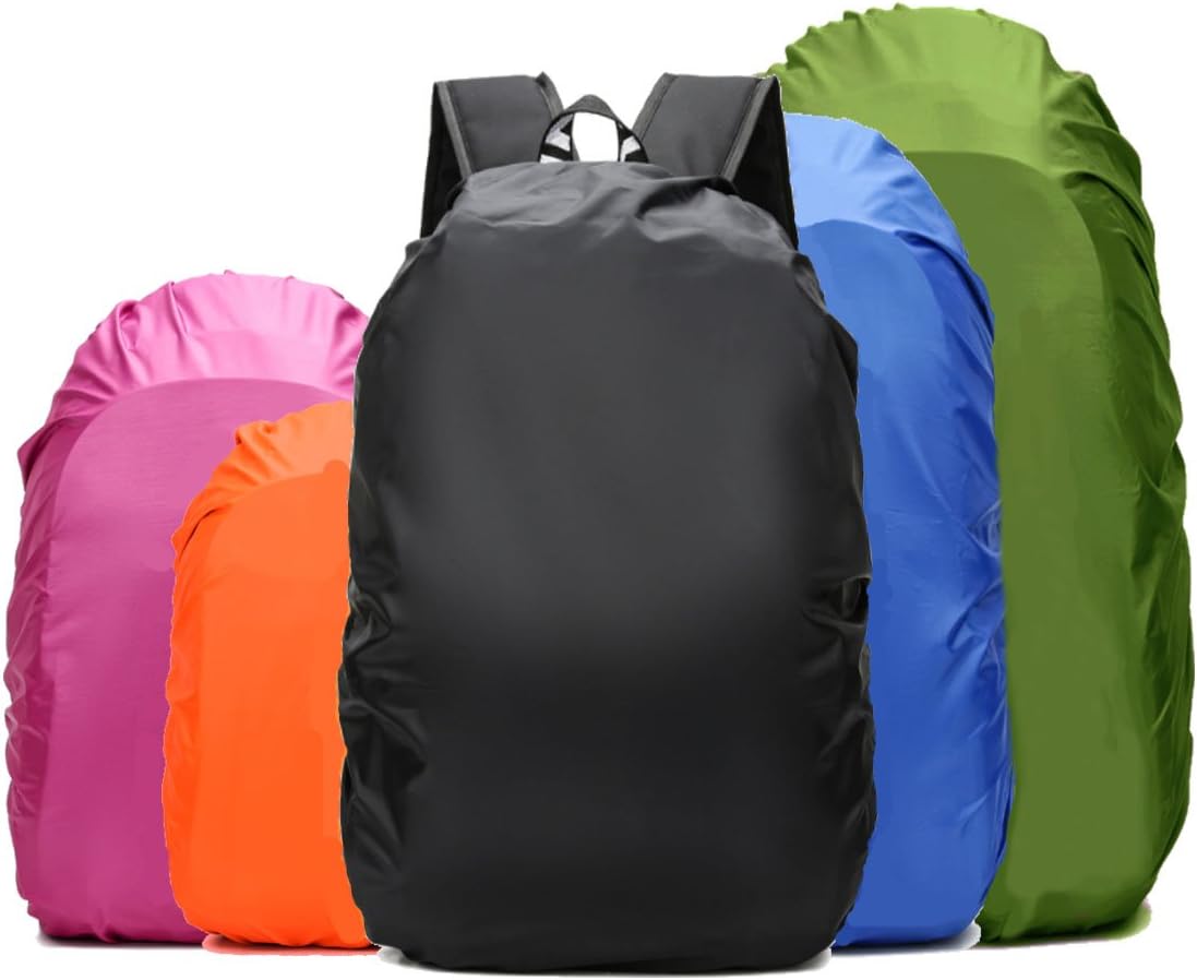リュックカバー 防水 7色 5サイズ ザックカバー 2倍以上の防水性 四つの防水設計 落下防止 収納袋 - Yolerhome