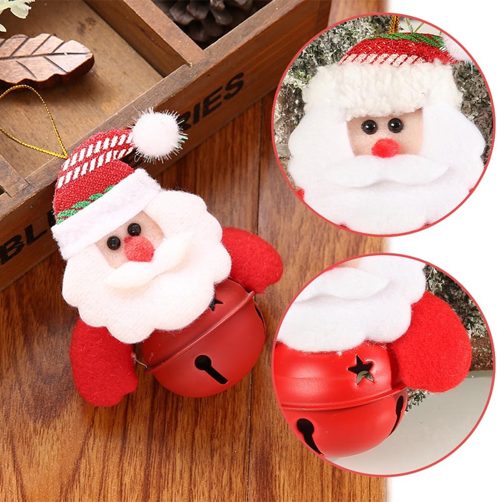 鈴 飾りつり飾り祭りのシーンのペンダント クリスマス ツリー 飾り おしゃれ 吊り下げ飾り 小物 ベル付き クリスマスツリーの飾り パーティーシーンペンダント 8個セット - Yolerhome