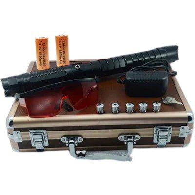 8 Wハイパワーレーザーペン、ブルーライトレーザーライト、強い光の鞭、航海遠射指示ペン - Yolerhome