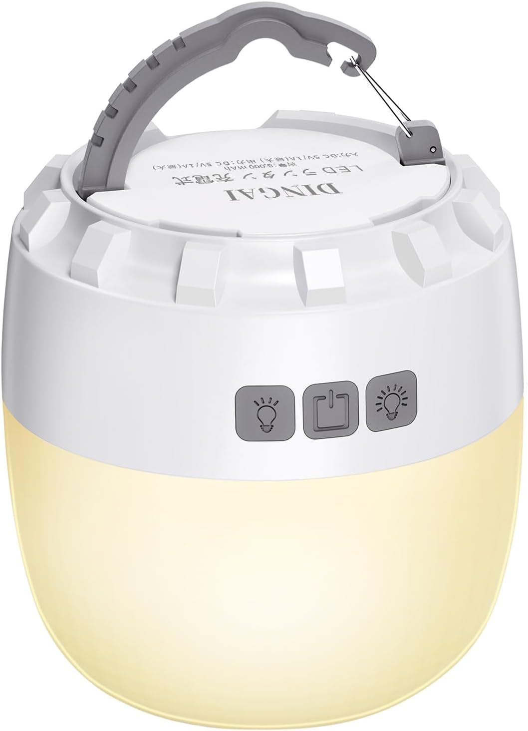 ランタン キャンプランタン 【8000mAh 大容量】 光色/輝度記憶 実用点灯16 - 200時間 昼光色 電球色 昼白色 4色切替 無段階調光 IPX5防水 マグネット内蔵 小型 USB - C充電式 ソロキャンプ キャンプ アウトドア 登山 夜釣り 防災 停電 緊急 非常用 - Yolerhome