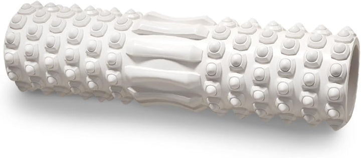フォームローラー 筋膜ローラー ミニ 8cm×30cm 指先のようなマッサージ 効果強化 筋膜リリース ローラー 軟質EVA マッサージローラー ストレッチポール 二つのモード ソフト - Yolerhome
