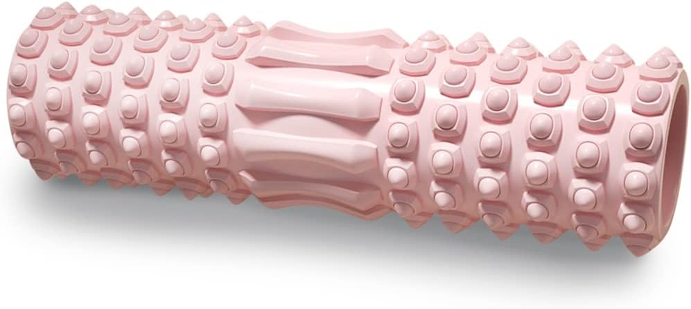 フォームローラー 筋膜ローラー ミニ 8cm×30cm 指先のようなマッサージ 効果強化 筋膜リリース ローラー 軟質EVA マッサージローラー ストレッチポール 二つのモード ソフト - Yolerhome