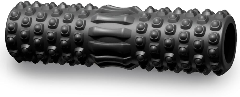 フォームローラー 筋膜ローラー ミニ 8cm×30cm 指先のようなマッサージ 効果強化 筋膜リリース ローラー 軟質EVA マッサージローラー ストレッチポール 二つのモード ソフト - Yolerhome