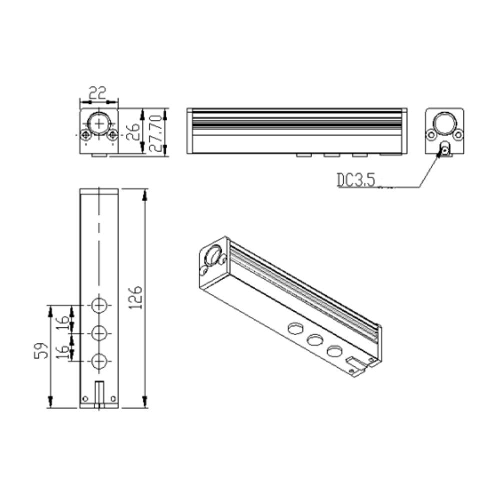 50mW 両端緑色レーザー剣型装置 レーザー剣 双頭緑色光 手持ち式レーザーソード - Yolerhome