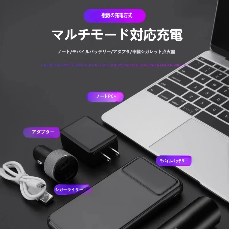 uvBeast V3 Mini 365nm 黒フィルター付き 紫外線ブラックライト 小型高輝度UV懐中電灯 本物の真紫外光 蛍光反応 紙幣鑑定 ペット尿痕検知 鉱石 油漏れ 防犯 携帯 アウトドア調査