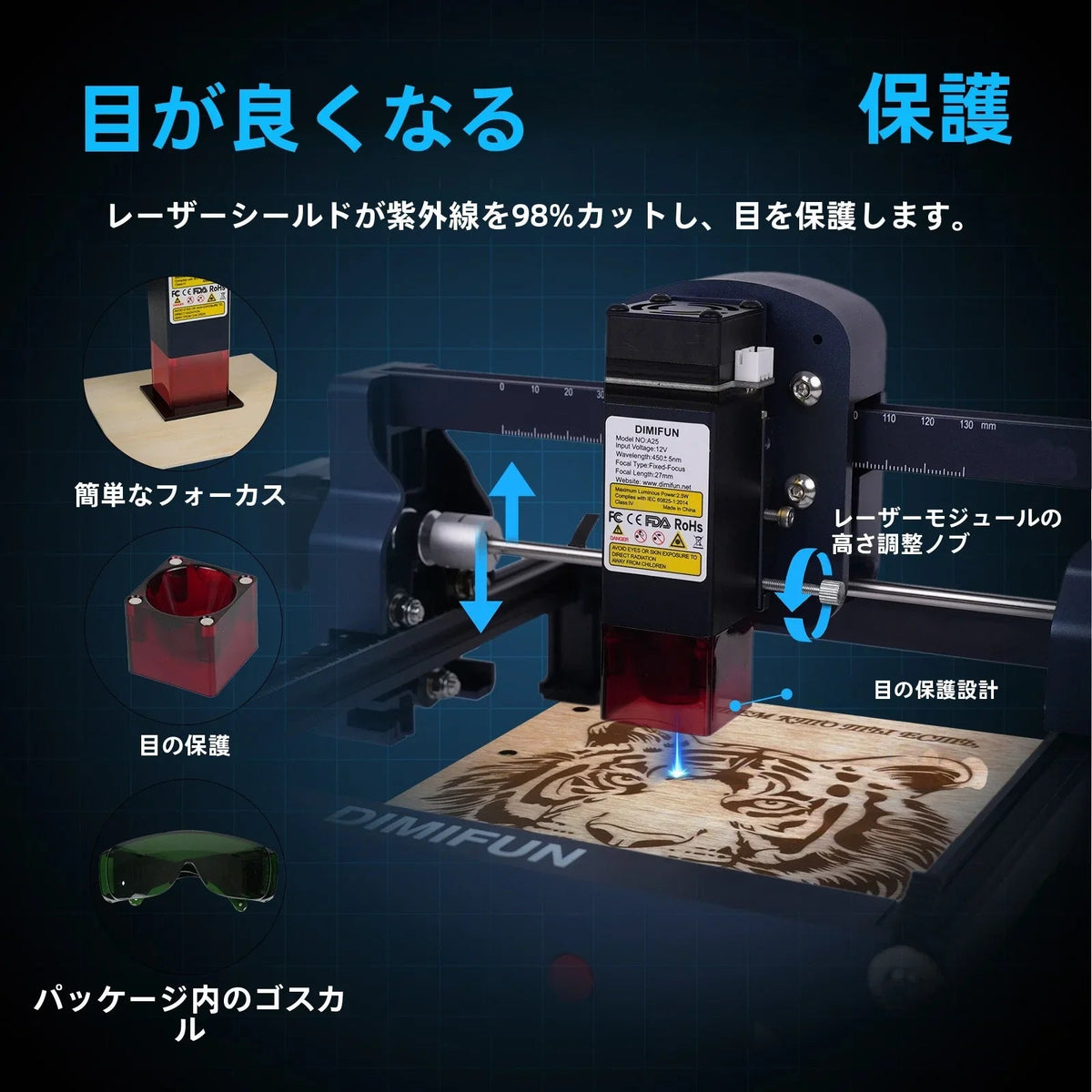 小型レーザー彫刻機ポータブルミニ卓上マーキング機全自動レタリング 