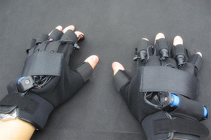 からレーザー グローブ 緑色/赤色レーザー光線手袋 Dj/クラブ/パーティー/屋内外ダンスショー/ステージ用 50mw安全認証 - Yolerhome