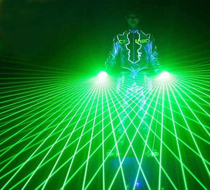 からレーザー グローブ 緑色/赤色レーザー光線手袋 Dj/クラブ/パーティー/屋内外ダンスショー/ステージ用 50mw安全認証 - Yolerhome