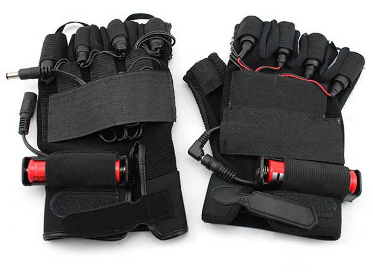 からレーザー グローブ 緑色/赤色レーザー光線手袋 Dj/クラブ/パーティー/屋内外ダンスショー/ステージ用 50mw安全認証 - Yolerhome