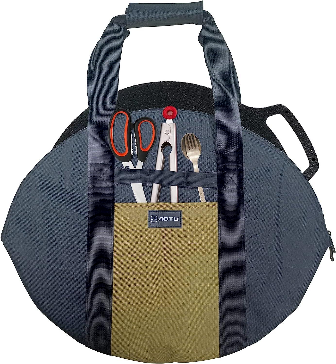 マルチグリドル ケース 丸型バッグ バーベキュー 収納バッグ 鉄板 収納ケース バッグ 収納 GB - 2 - Yolerhome