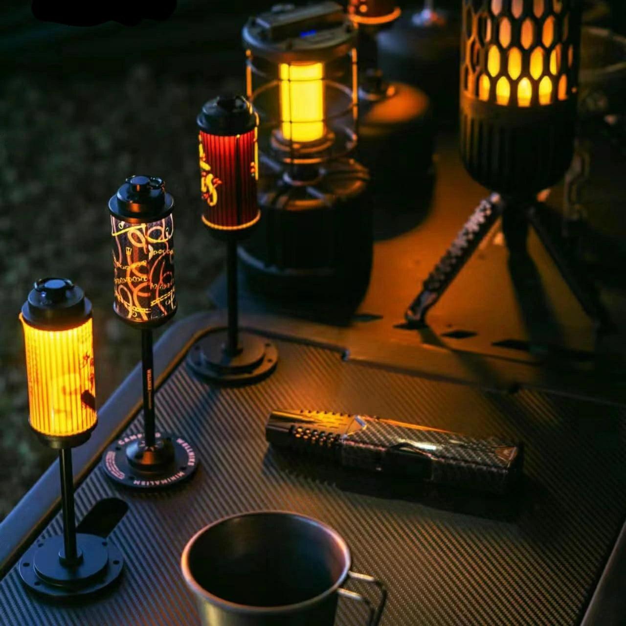 ゴールゼロスタンド ランタン用 卓上スタンドアルミ合金 ランタンスタンド ゴールゼロ台座 ランタンアクセサリーGZ - SD4 - Yolerhome