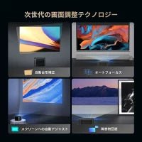 高輝度 ホームプロジェクター フルHD 1080p 家庭用 Android TV 10.0搭載 ネイティブ解像度 【Harman Kardonスピーカー/200インチ大画面投影/自動台形補正/低遅延ゲーム対応/Bluetooth・Wi - Fi接続】 - Yolerhome