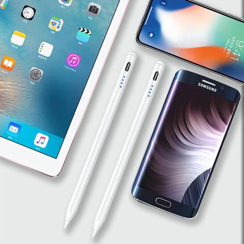 タブレットモバイル電話タッチペン用のユニバーサルスタイラスペン、iPad用アップルペンシル2 1、Huawei Lenovo Phone Xiaomi Stylus - Yolerhome