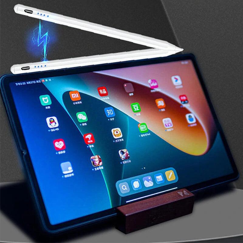 タブレットモバイル電話タッチペン用のユニバーサルスタイラスペン、iPad用アップルペンシル2 1、Huawei Lenovo Phone Xiaomi Stylus - Yolerhome