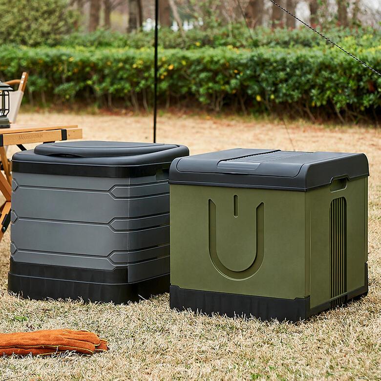 携帯トイレ L簡易トイレセット キャンプ トイレ 便座 建設現場に最適 防災トイレ 折りたたみ 緊急トイレ キャンプ ハイキング 旅行 仮設トイレ - Yolerhome