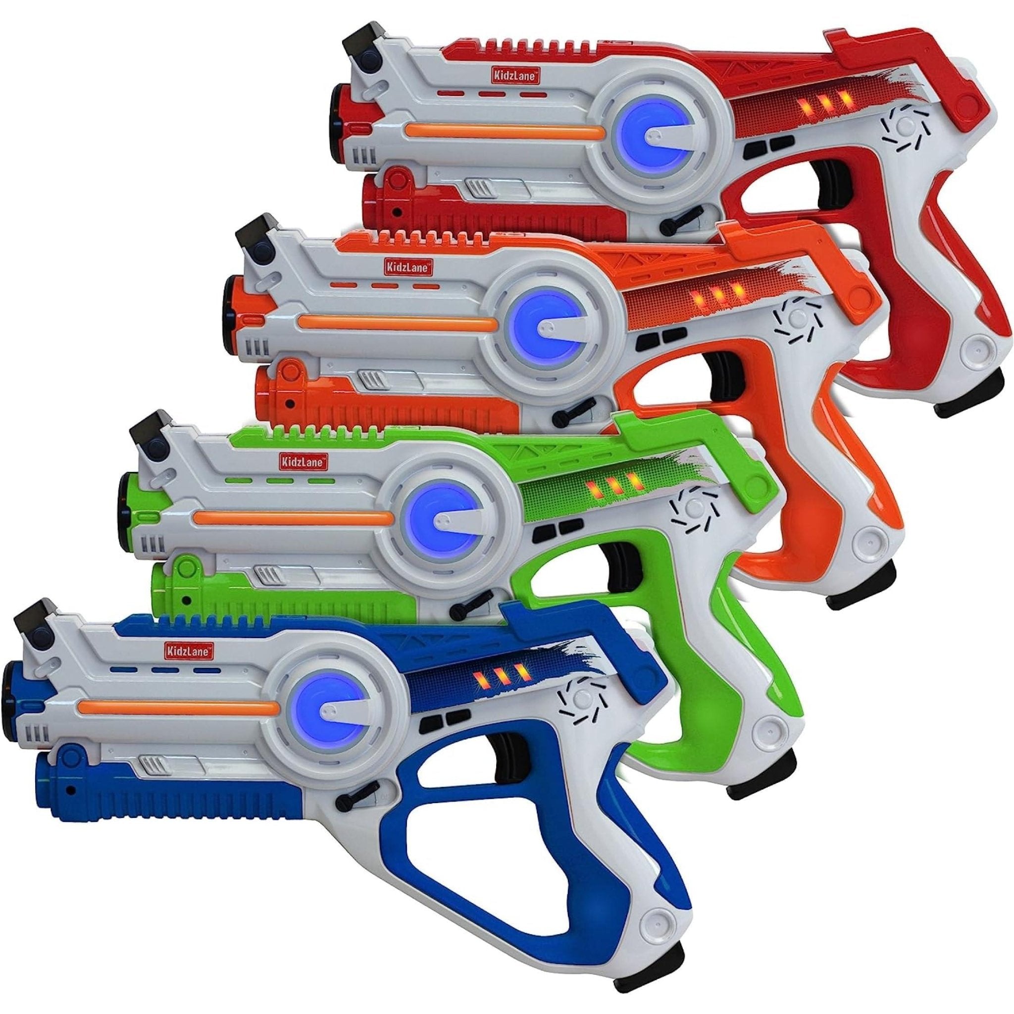 レーザータグガンLazer Tagゲームのセット4マルチプレーヤー赤外線LazerガンToy for Kidsインドアアウトドア大人のレーザータグキット – - Yolerhome