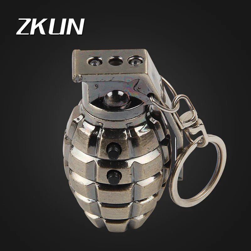 シミュレーショングレネードレーザーキーホルダーLED照明ミニ懐中電灯カスタムペンダント手榴弾メーカー卸売 - Yolerhome