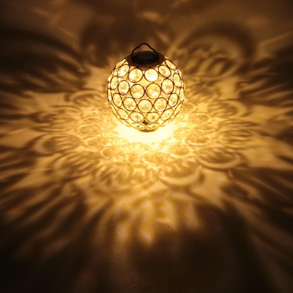 ランタンシェード ゴールゼロ シェード クリスタル LED ミニランタン