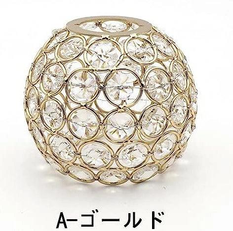 ランタンシェード ゴールゼロ シェード クリスタル LED ミニランタン