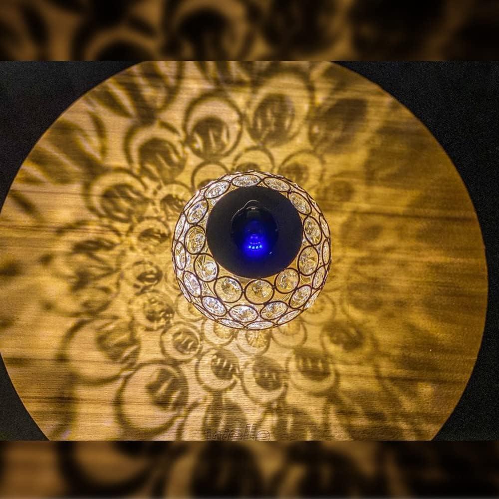 ランタンシェード ゴールゼロ シェード クリスタル LED ミニランタン ランプシェードgzshade - Yolerhome