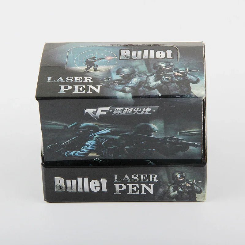 弾丸キーホルダーLEDレーザー懐中電灯ライト赤外線ポータブルストラップボールペン卸売 LEDライト付き 弾丸型ボールペン キーホルダー 多機能 アウトドア サバゲー ライフル弾 ダミーカートリッジ レーザー 雑貨 - Yolerhome