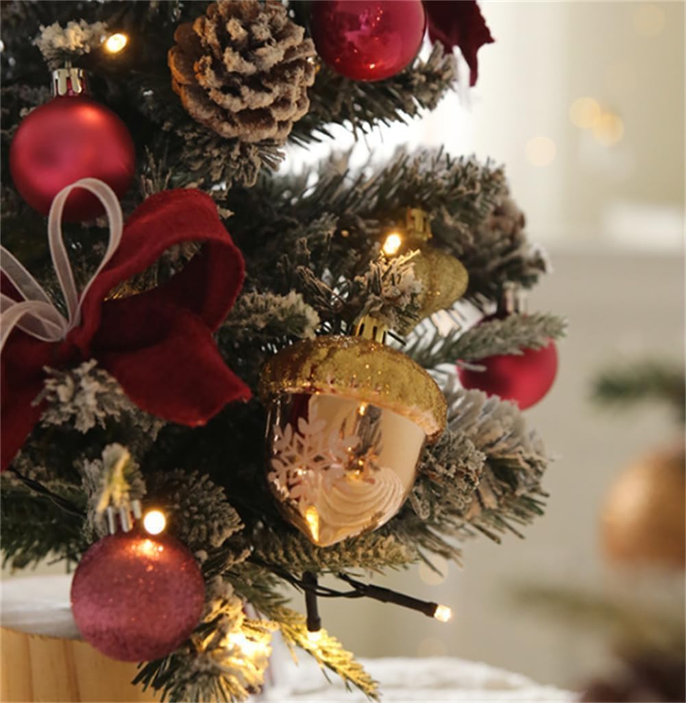 ミニクリスマスツリー 卓上ツリー 45CM 人工松 クリスマス装飾 LED
