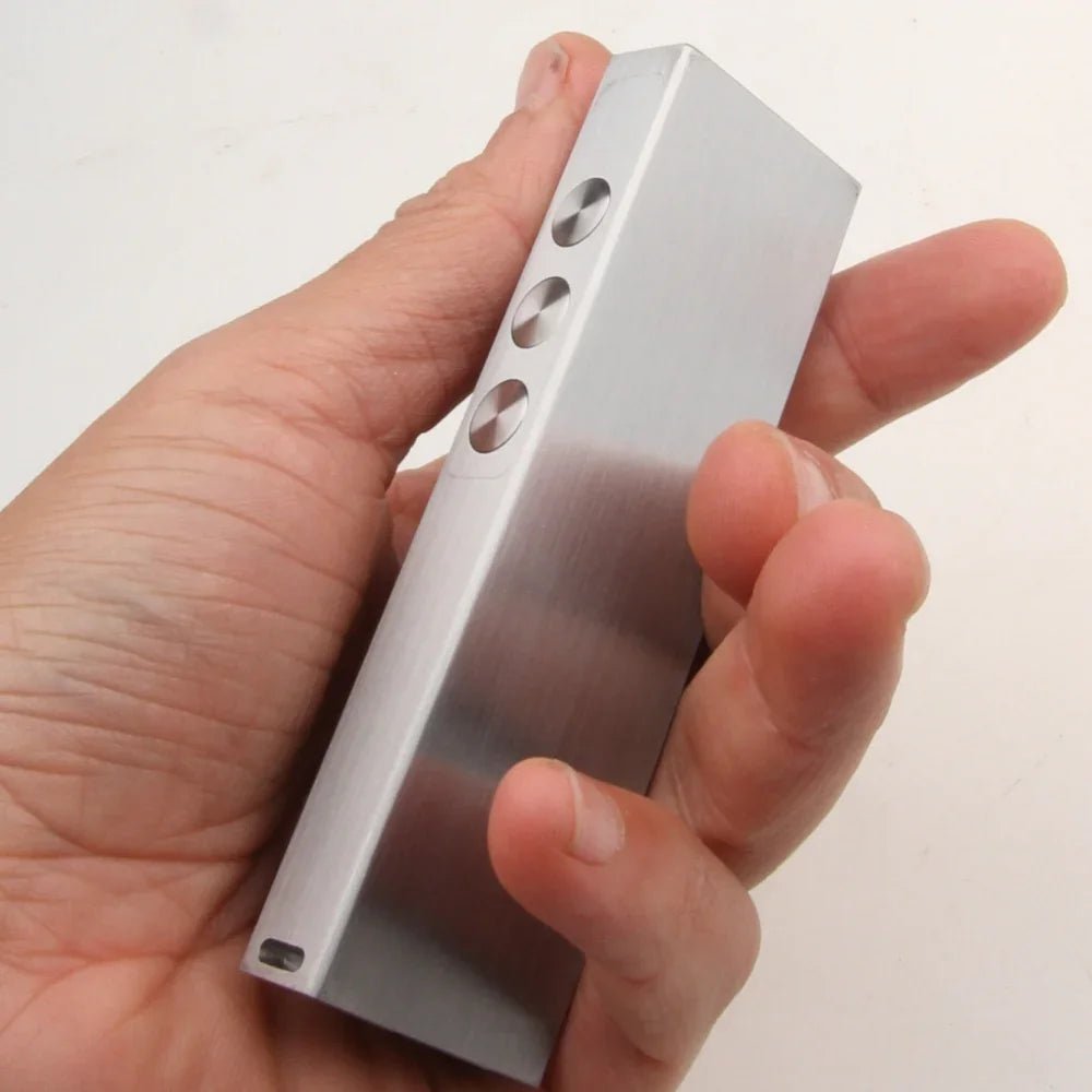 LED懐中電灯レーザー兼用 正方形ステンレス製 SANWU指星ペン USB充電式 高出力ライト 教学・建築デモ用 - Yolerhome