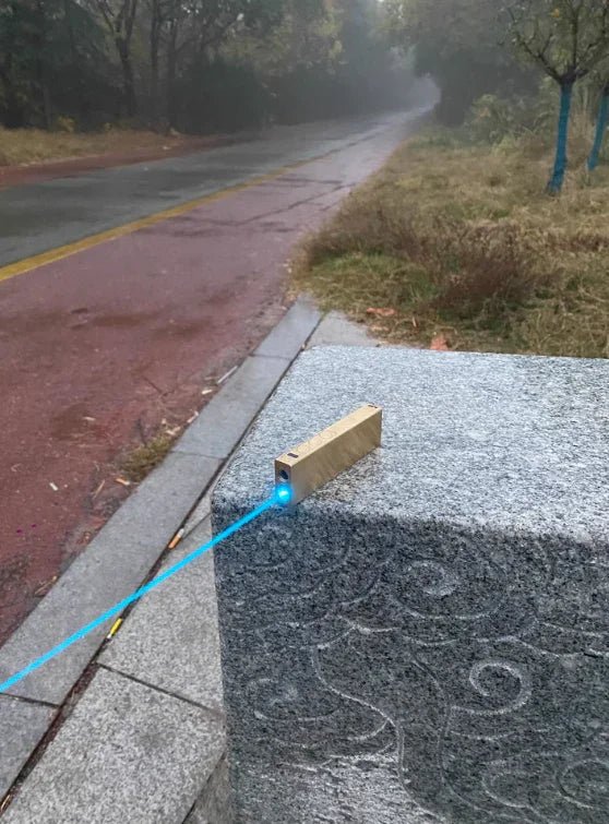 LED懐中電灯レーザー兼用ステンレス鋼方碑三五電子SANWU指星ペンレーザー懐中電灯 - Yolerhome