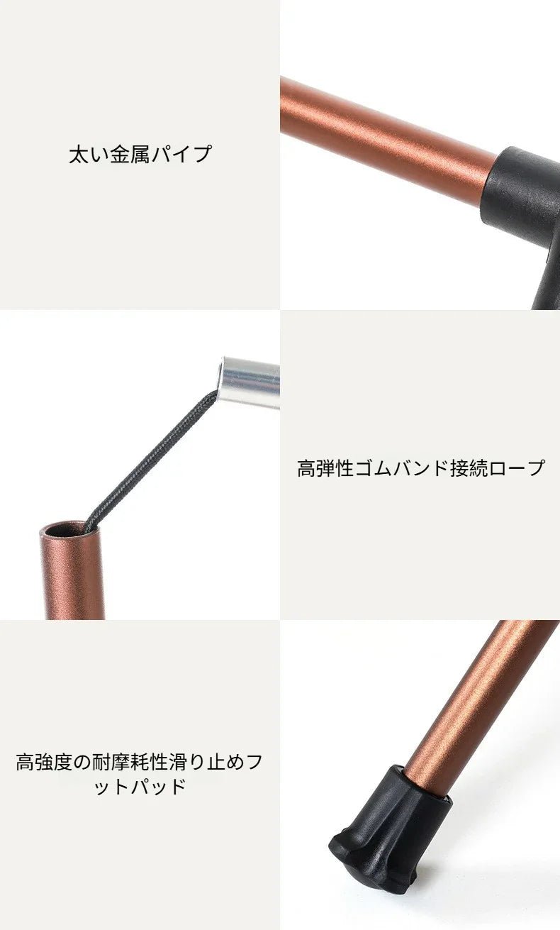 【LINE FRIENDSコラボ】ブラウンベア折りたたみポータブルチェア 背もたれ付き 釣り・キャンプ・屋外・ピクニック用 軽量スツール - Yolerhome