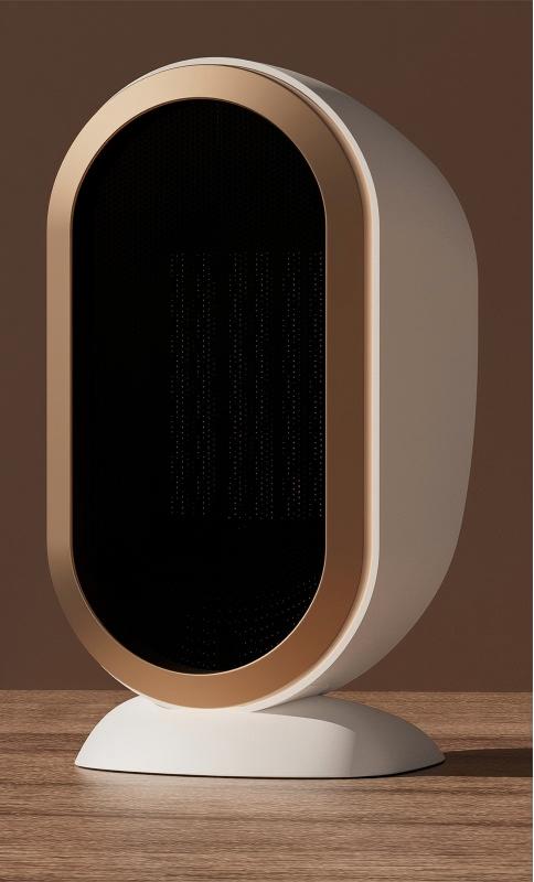 セラミックヒーター 小型 静音 速暖 ファンヒーター 卓上 暖房機 省エネ 転倒自動OFF 2段階温度調節 コンパクト デスク用 オフィス 寝室 防寒対策 - Yolerhome