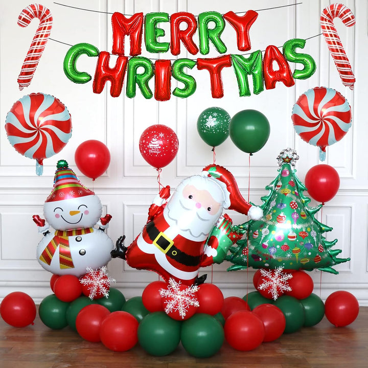 クリスマス 飾り、クリスマス バルーン 飾り付け、クリスマス 風船 装飾 クリスマス バルーン かざりつけ セット - Yolerhome