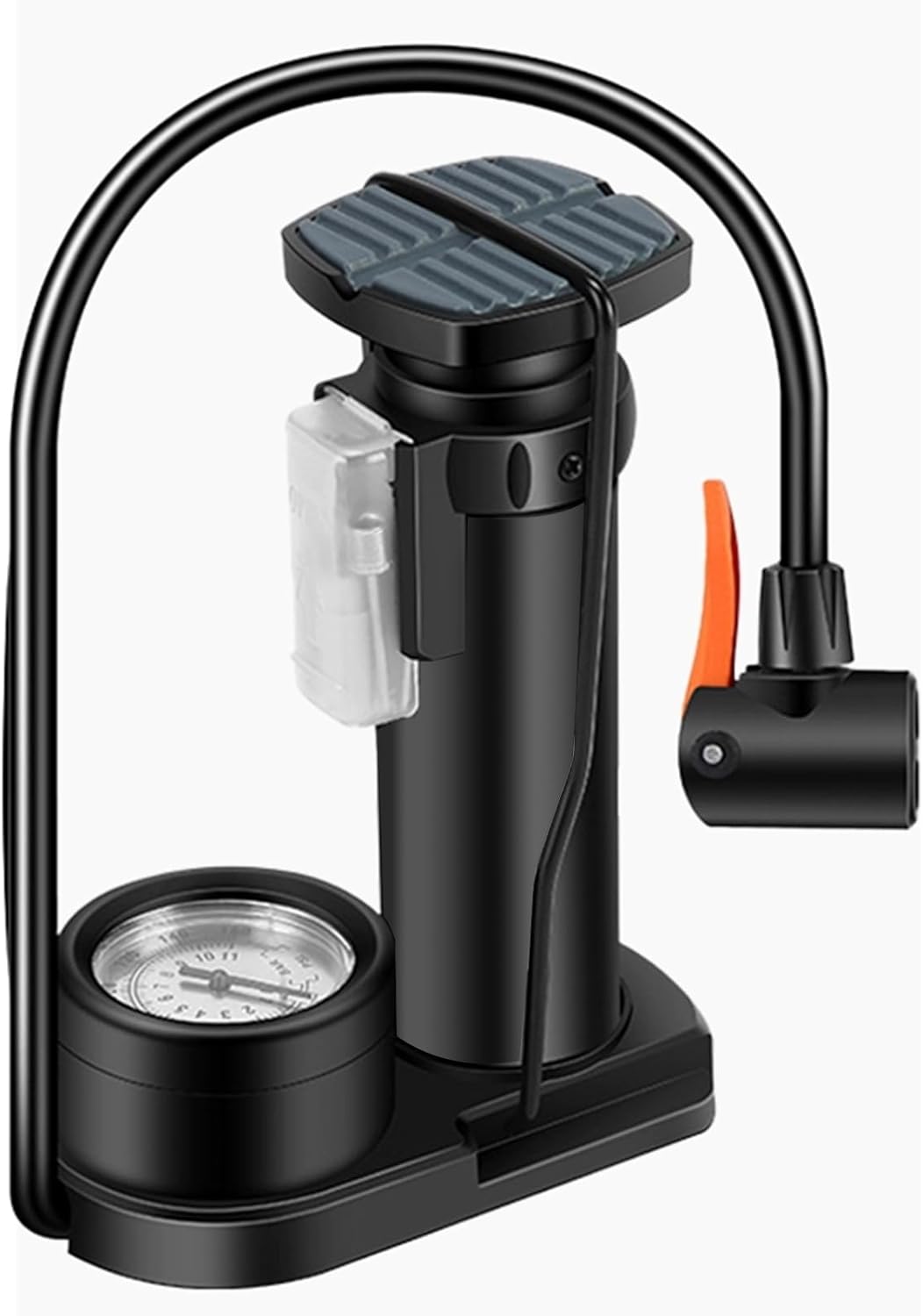 自転車 空気入れ 仏式 くうきいれ 仏/英/米式バルブ対応 くうき空気入れ コンパクト足踏み式 ボール 兼用 人気携帯空気入れ 自転車 ボール、電動車、バイク、球、針、浮き輪用 日本語取扱説明書付き - Yolerhome