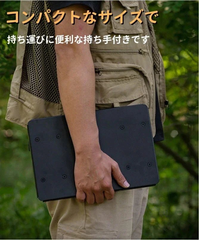 サイドテーブル キャンプ テーブル ミニ コンパクト 高さ調整可能 折り畳み式アウトドアテーブル アルミ製天板 軽量 収納袋付き ソロキャンプ 釣り バーベキュー 室外向け 安定性デザイン 使いやすい - Yolerhome