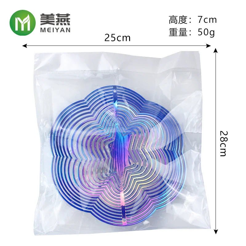 ガーデンウィンドスピナー鳩よけグッズ鳥避けグッズベランダ鳥よけグッズアウトドア野菜芝生鳥避けグッズベランダ防鳥園芸用品カラス対策吊り下げ式キラキラブルーちょう型 - Yolerhome