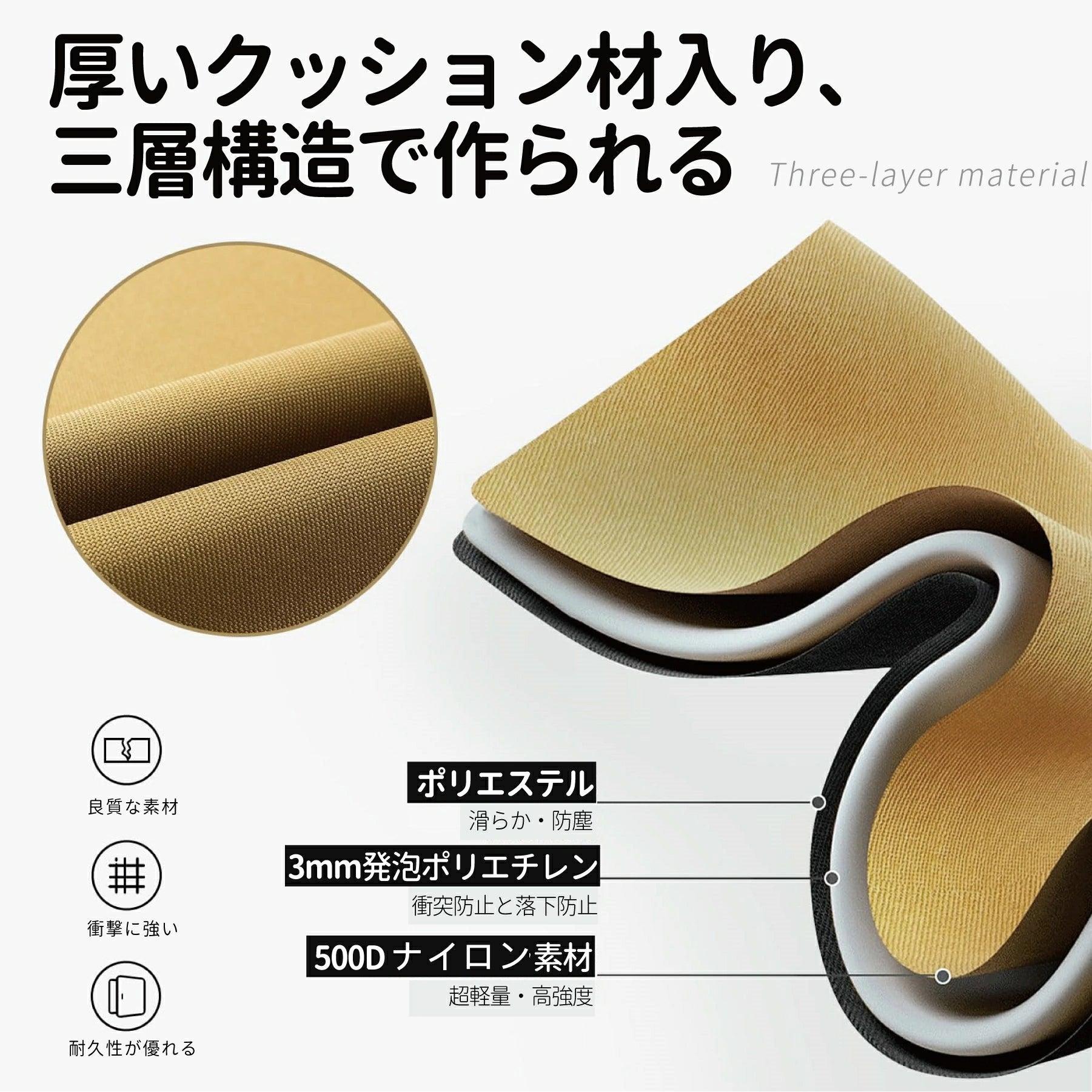 幅広くグリドルパン 収納ケース バッグ 食器入れ 収納バッグ ポケット付き ナイロン製 - Yolerhome