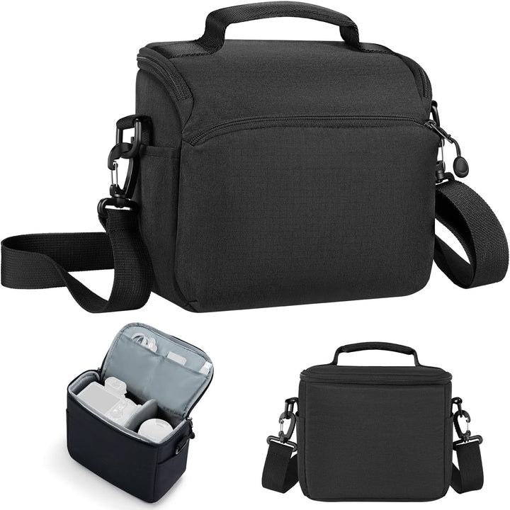 カメラバッグ ショルダーバッグ カメラショルダーバッグ おしゃれ 一眼レフカメラバッグ 仕切り付き 撥水加工 軽量 手提げ/ショルダー カメラケース カメラアクセサリー/小物入れ収納用バッグ 旅行/出張/アウトドア撮影用バッグ 保護 コンパクト - Yolerhome