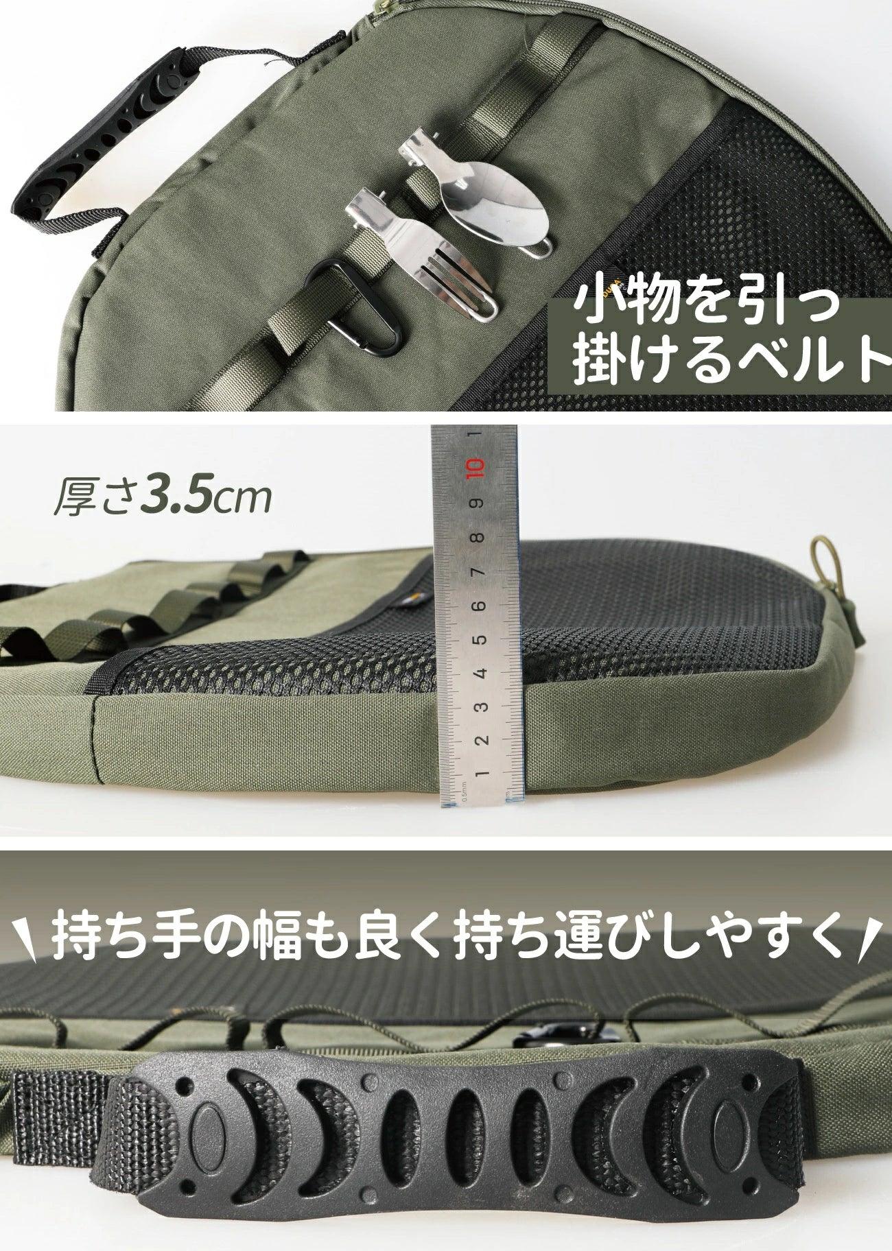 幅広くグリドルパン 収納ケース バッグ 食器入れ 収納バッグ ポケット付き ナイロン製 - Yolerhome