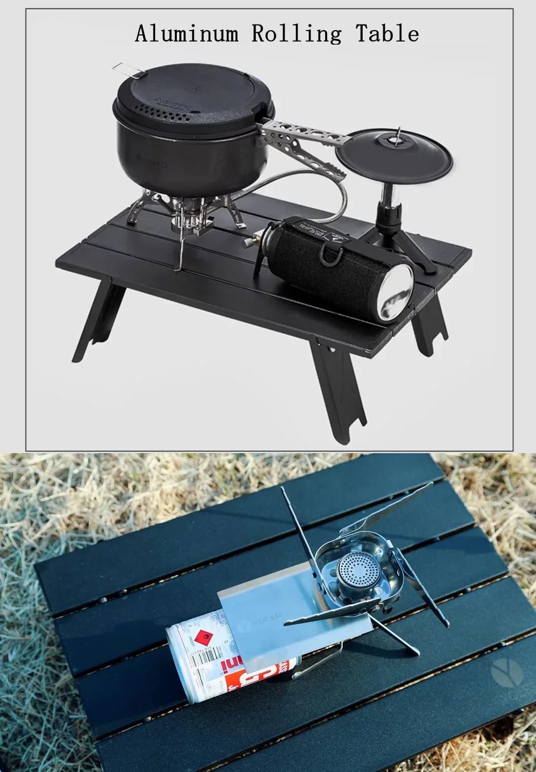 キャンプロールテーブル グリーンRT0528 - Yolerhome