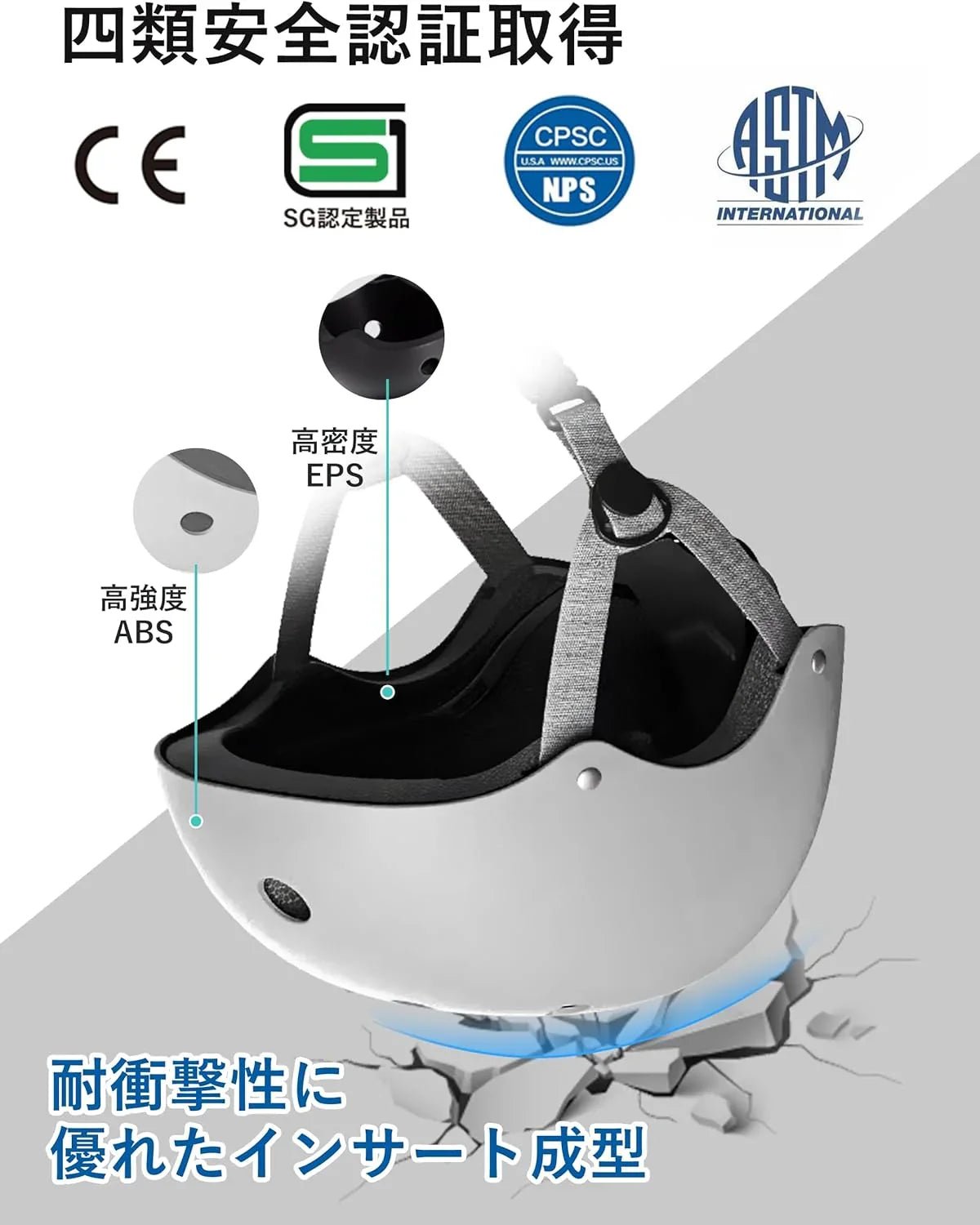 自転車 ヘルメット 子供用 SG規格 四類安全認证取得 耐衝撃 頭部保護 軽量 調節可能ベルト ムレにくい サイクリング 通学 スケボー 小学生 中学生 高校生 CE認定品 CPSC規格品 ASTM基準品 - Yolerhome