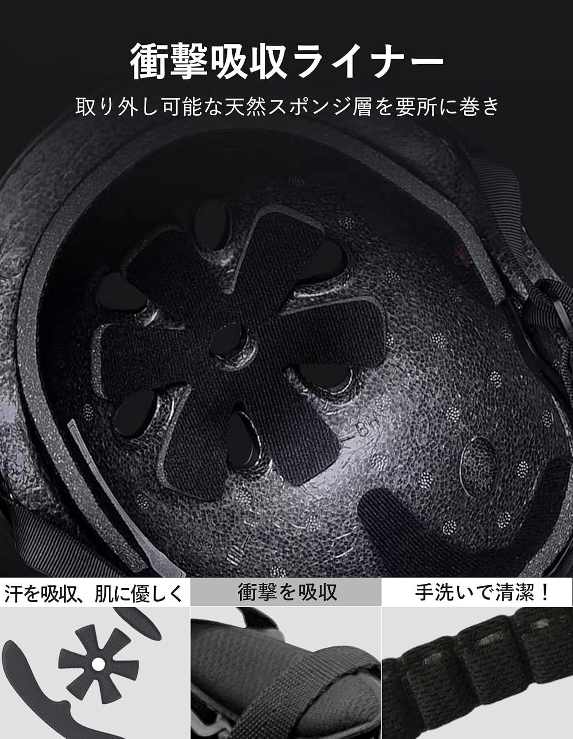 自転車 ヘルメット 子供用 SG規格 四類安全認证取得 耐衝撃 頭部保護 軽量 調節可能ベルト ムレにくい サイクリング 通学 スケボー 小学生 中学生 高校生 CE認定品 CPSC規格品 ASTM基準品 - Yolerhome