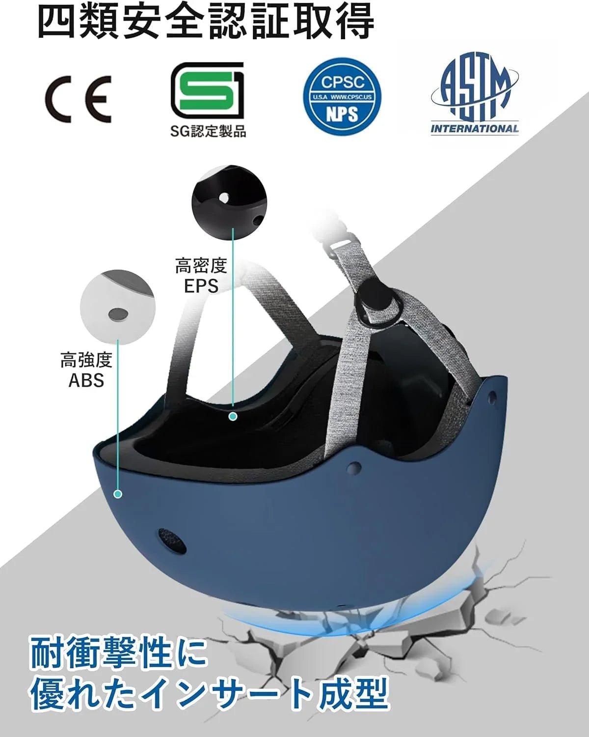 自転車 ヘルメット 子供用 SG規格 四類安全認证取得 耐衝撃 頭部保護 軽量 調節可能ベルト ムレにくい サイクリング 通学 スケボー 小学生 中学生 高校生 CE認定品 CPSC規格品 ASTM基準品 - Yolerhome