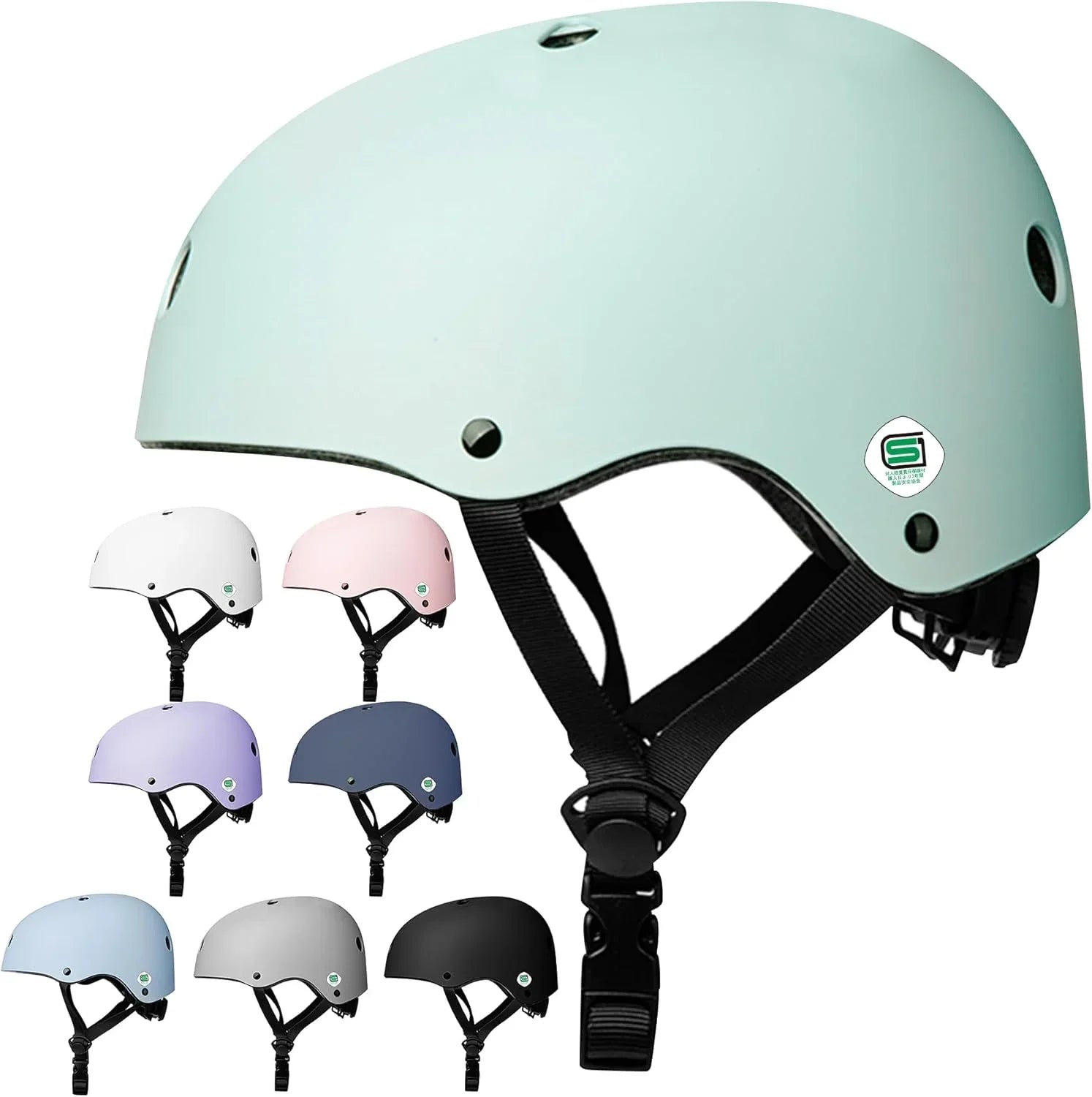 自転車 ヘルメット 子供用 SG規格 四類安全認证取得 耐衝撃 頭部保護 軽量 調節可能ベルト ムレにくい サイクリング 通学 スケボー 小学生 中学生 高校生 CE認定品 CPSC規格品 ASTM基準品 - Yolerhome