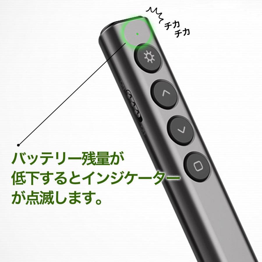 レーザーポインター Slim 電池がいらない USB 充電式 レーザーポインタ マウス パワポ リモコン mac プレゼン 明るい - Yolerhome